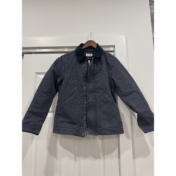 NWT Taylor Stitch Mens 36 XS Navy The Workhorse Jacket Chipped Canvas Chore